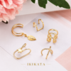 Gold-Tone Ear Cuff Set — 5 Pieces