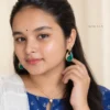 IKIKATA Malachite Yin Drop Earrings