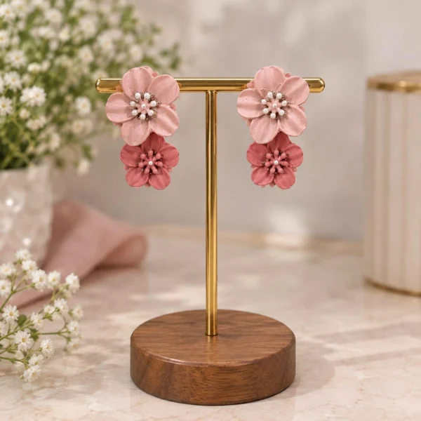 shared image - 2026-09-28T163827.911 Double Floral Drop Earrings